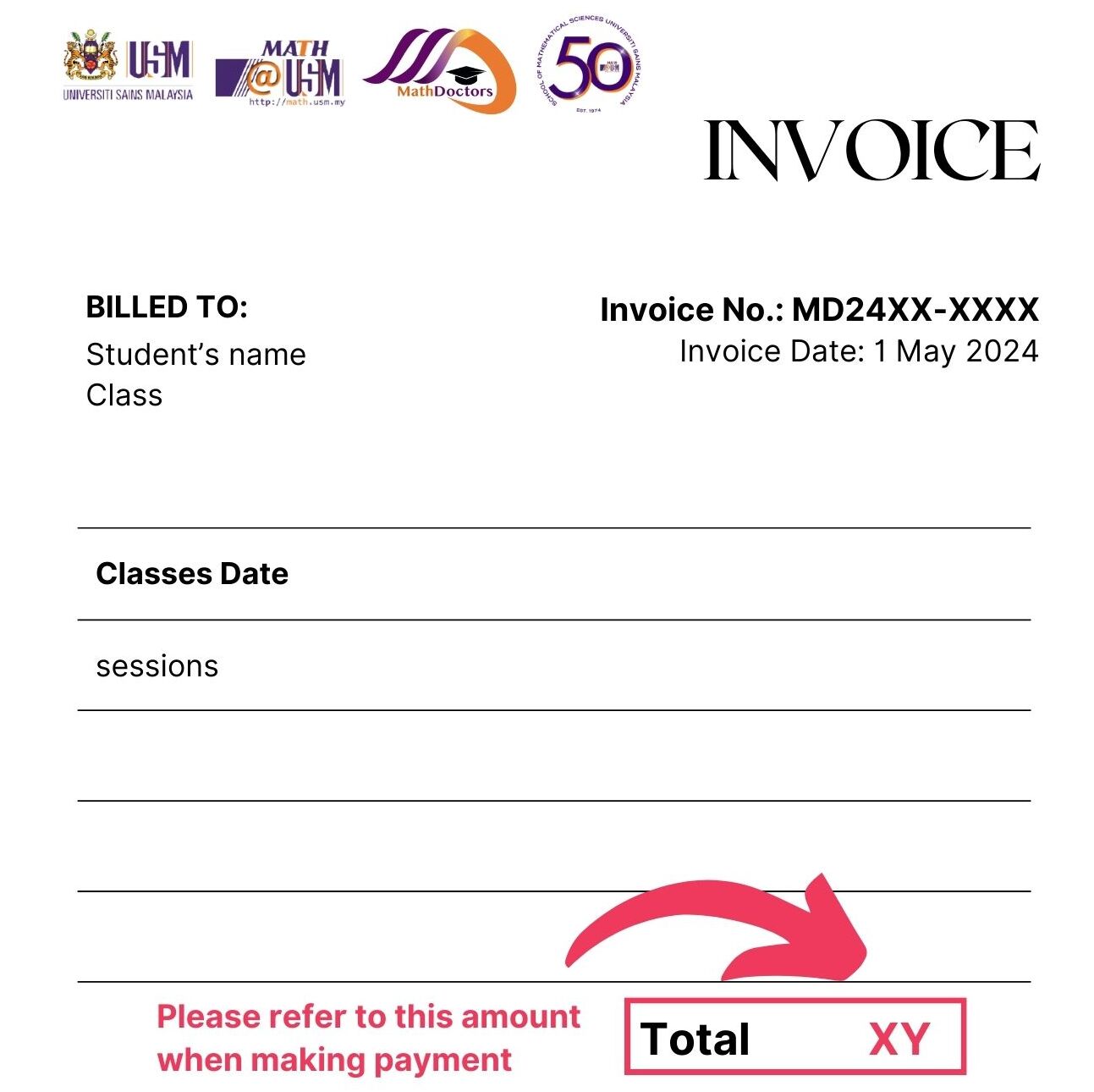Invoice MD 1 1